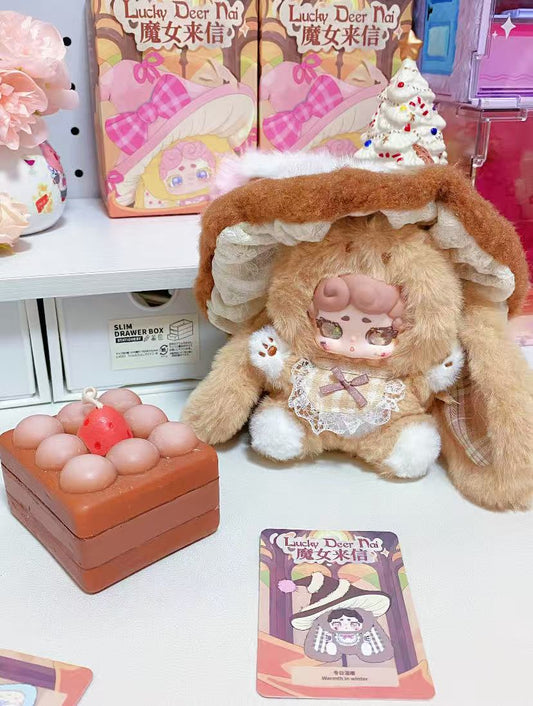 LuckyDeerNaiおやすみなさいうさぎちゃん魔女からの手紙シリーズぬいぐるみ盲箱かわいいぬいぐるみです