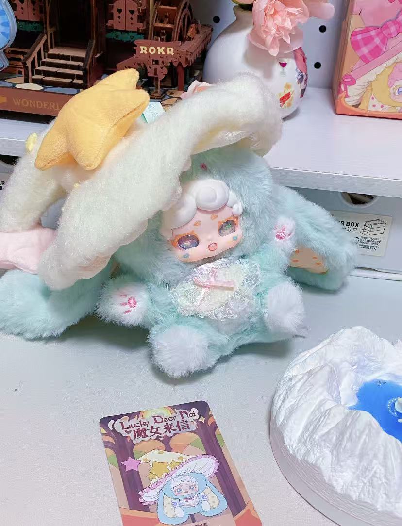 LuckyDeerNaiおやすみなさいうさぎちゃん魔女からの手紙シリーズぬいぐるみ盲箱かわいいぬいぐるみです