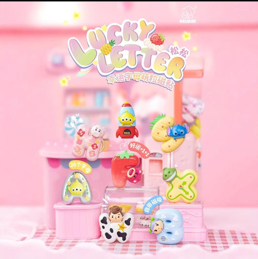 Disney Plushie Series Lucky Letter Charms