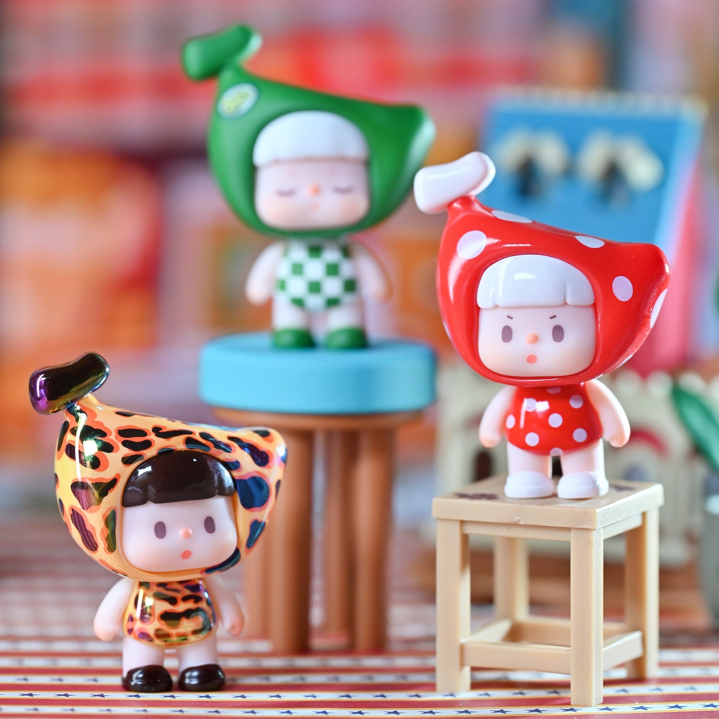 BUER Banana Mini Beans Series PVC Figures