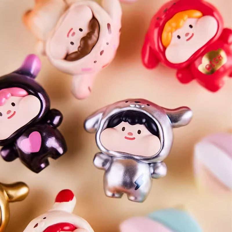 Meatball cotton candy puppy figure