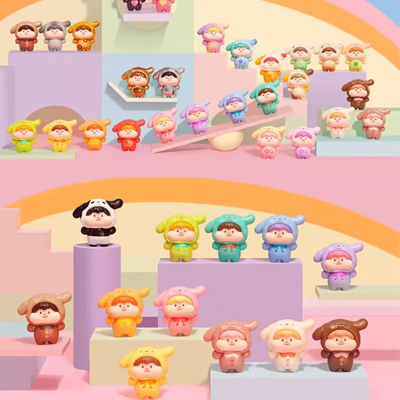 Meatball cotton candy puppy figure